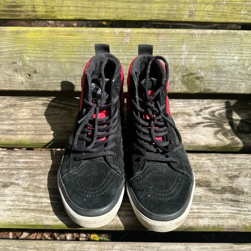 Vans x‎ The North Face Sk8-Hi 46 MTE DX Black Red Suede Sneakers Men 7.5 Women 9